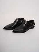 DIVINE FOLLIE - SCARPA FIBIA BORCHIE - NERO