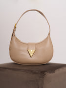 VICOLO - BORSA MEZZA LUNA - BEIGE